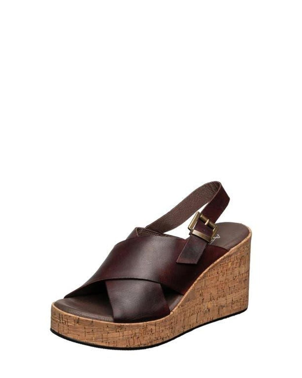 Antelope Brown Aly Wedge Platform Sandal