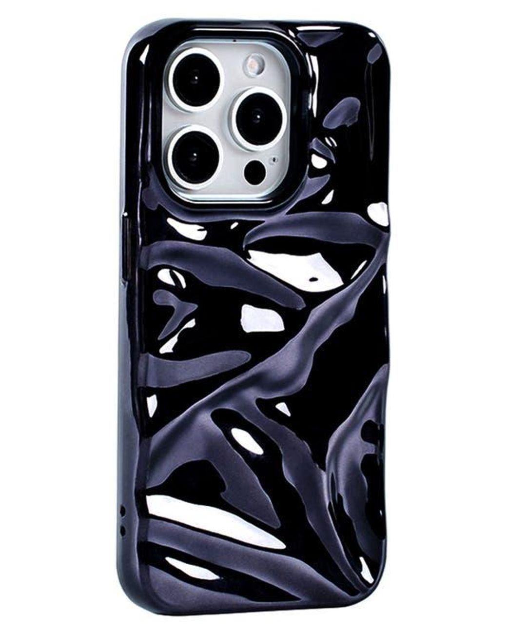 Auramma Black Crinkle Iphone 15 Pro Max Case