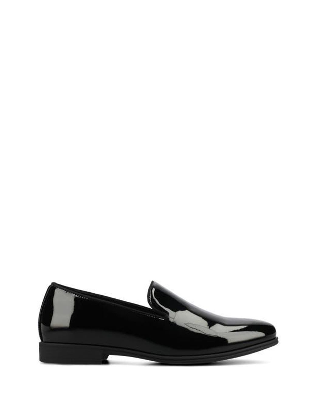 Vance Co. Black Giovanni Plain Toe Loafer for men