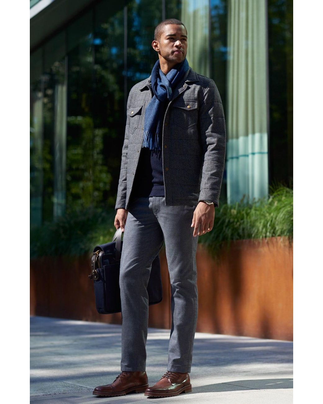 Johnston & murphy karnes sales brogue cap toe boot