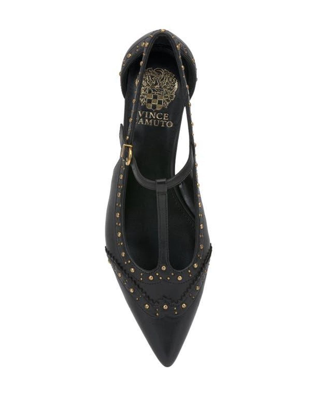 Vince Camuto Black Valkie Pointed Toe Flat