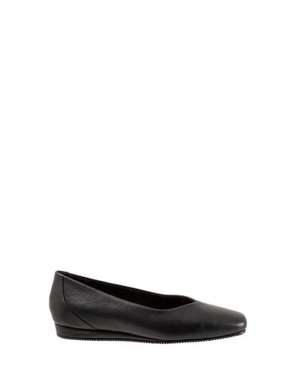 Softwalk® Black Vellore Flat