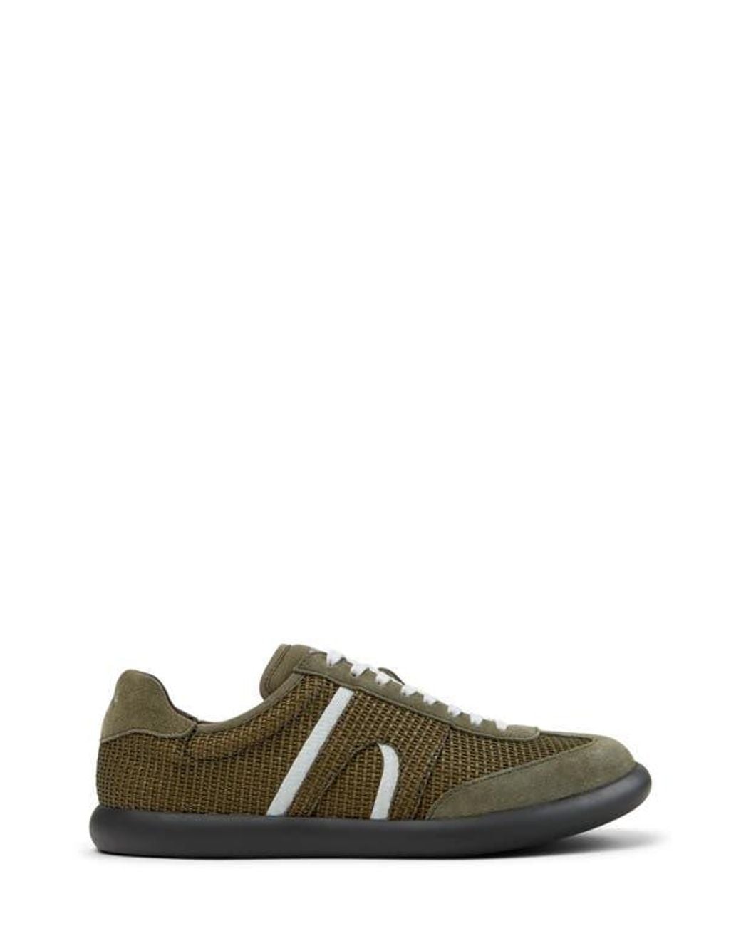 Camper Green Pelotas Soller Lyocell Tencel And Suede Sneakers for men