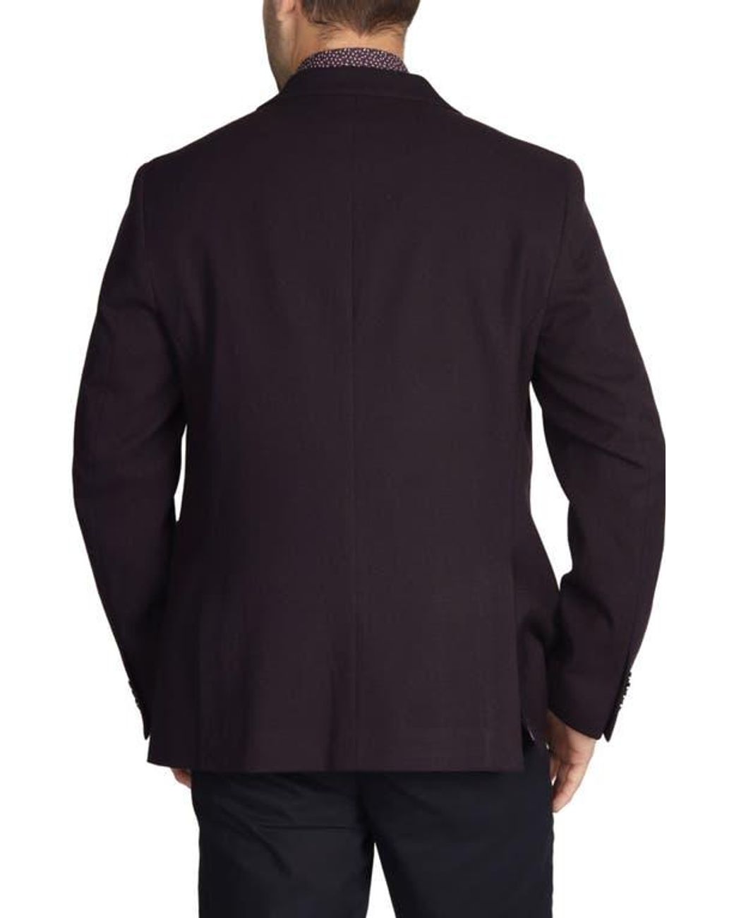 Tailorbyrd Blue Solid Textured Sport Coat for men