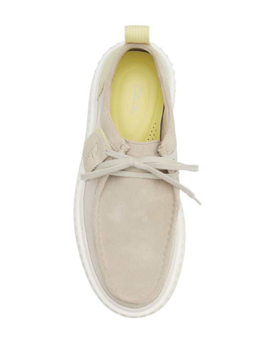 Clarks White Torlite Lo Moc Toe Oxford for men