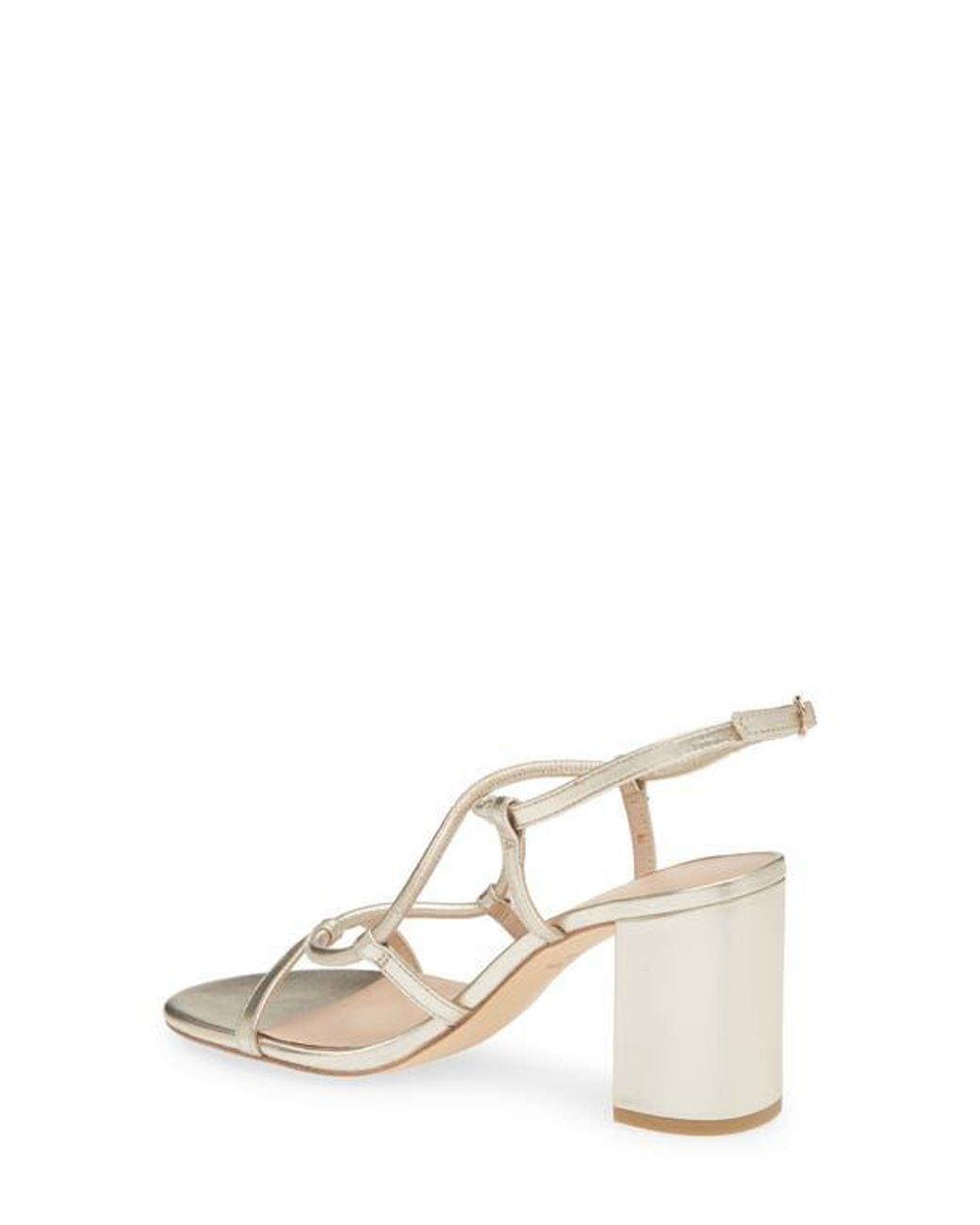 Stuart Weitzman Natural Nilla 75 Block Sandal