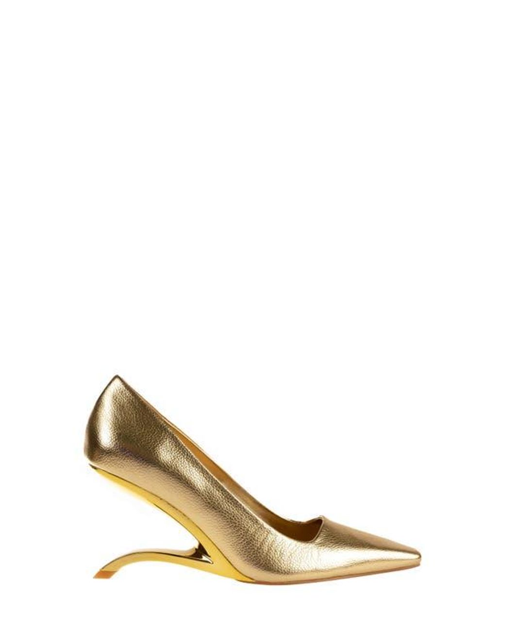 Ninety Union Brown Intense Snake Embossed Pump