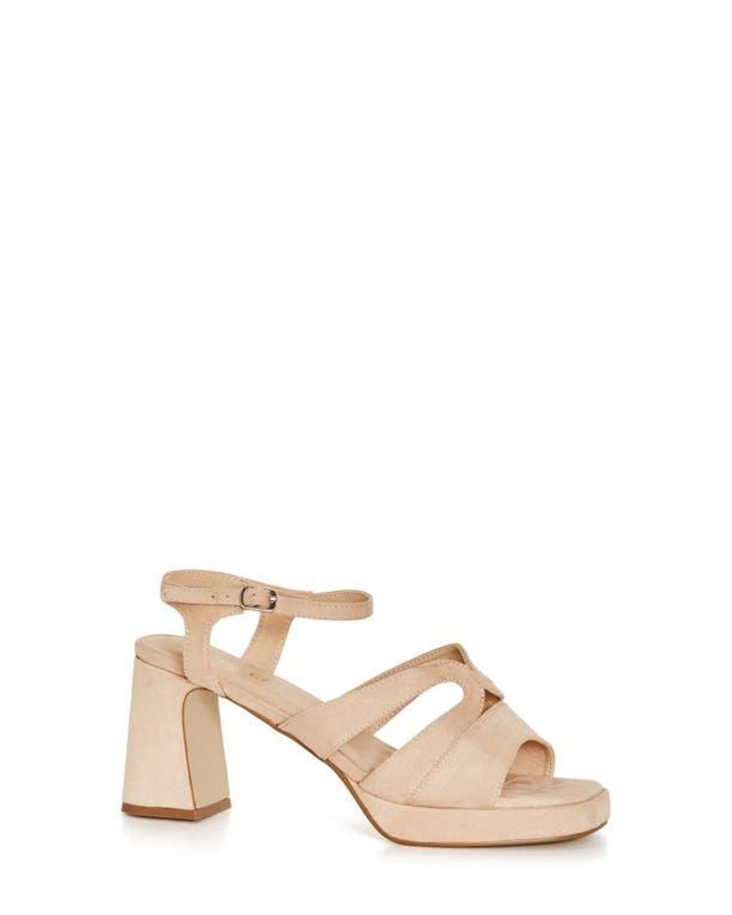 City Chic White Coco Platform Sandal