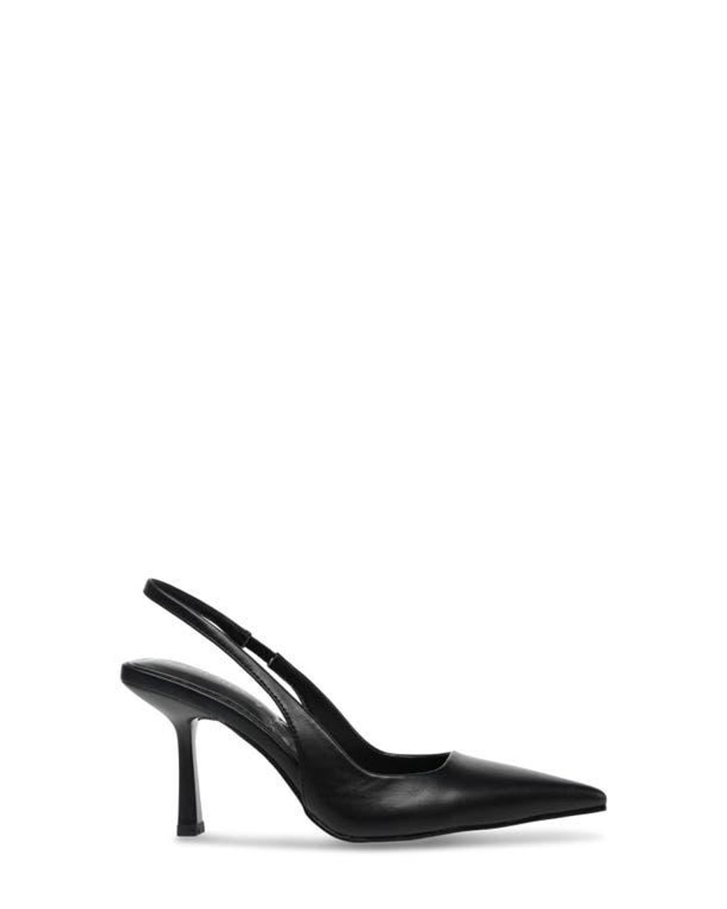Anne Klein Black Slingback Pointed-Toe Pumps