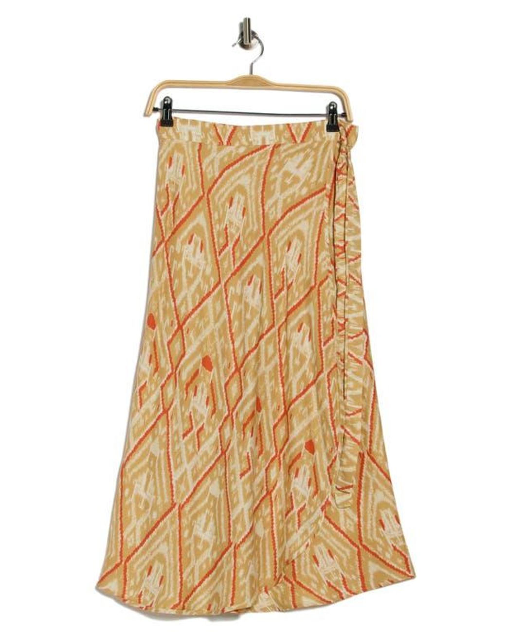 Matty M Metallic Wrap Skirt