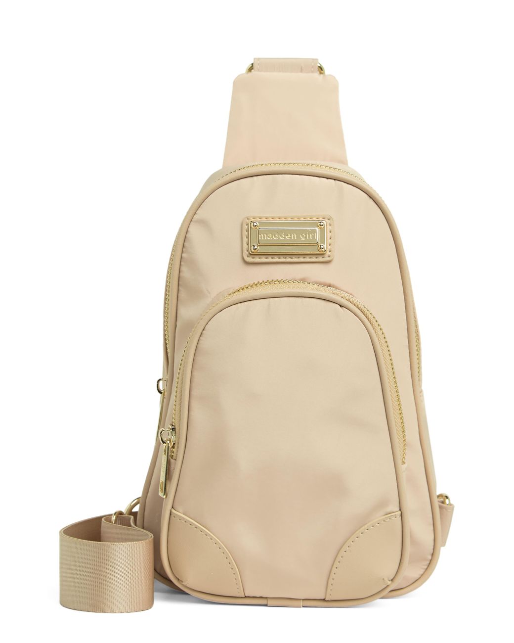 Madden Girl Recycled Polyester Sling Bag in Natural Lyst
