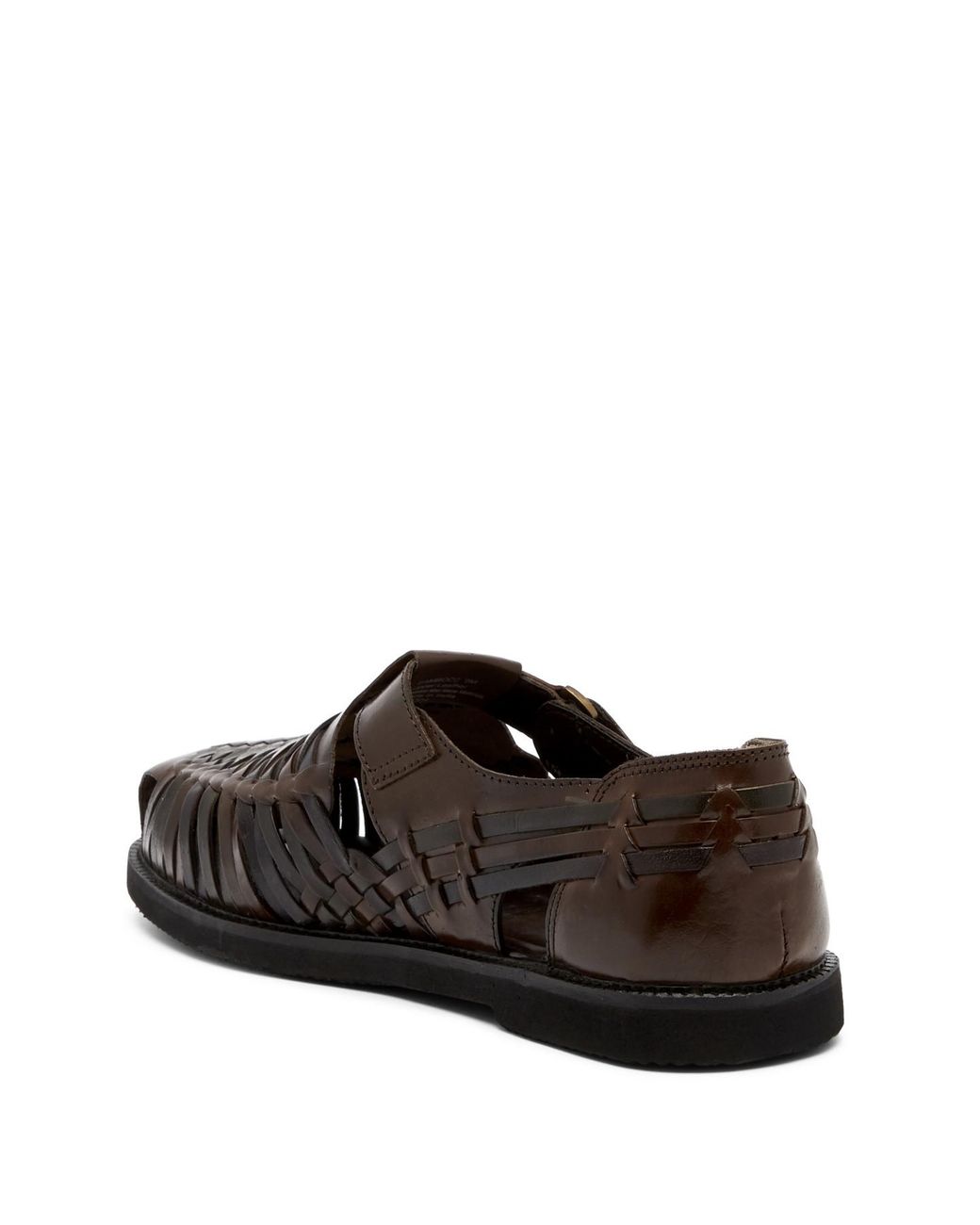 Deer Stags Leather Bamboo 2 Huarache Sandal In Brown For Men