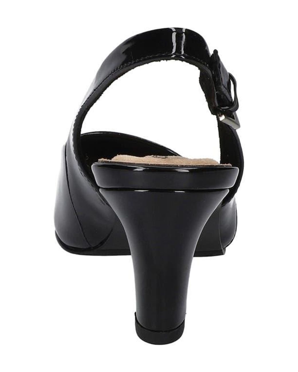Easy Street Black Ritsa Slingback Pump