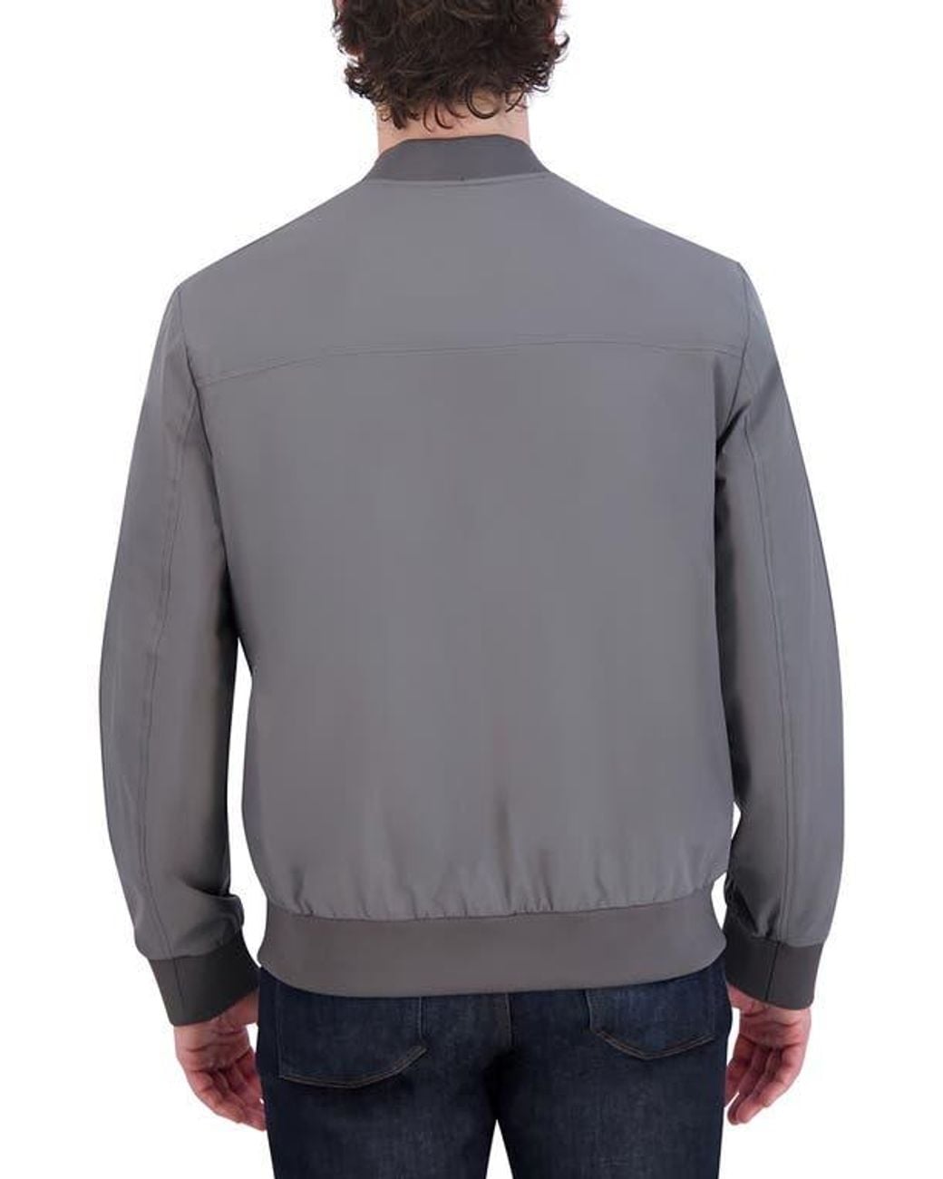 Cole Haan Gray Bomber Jacket for men