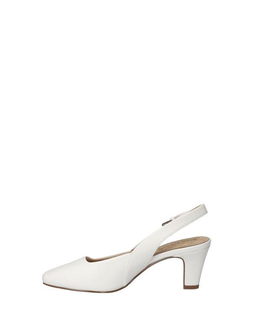 Easy Street White Ritsa Slingback Pump