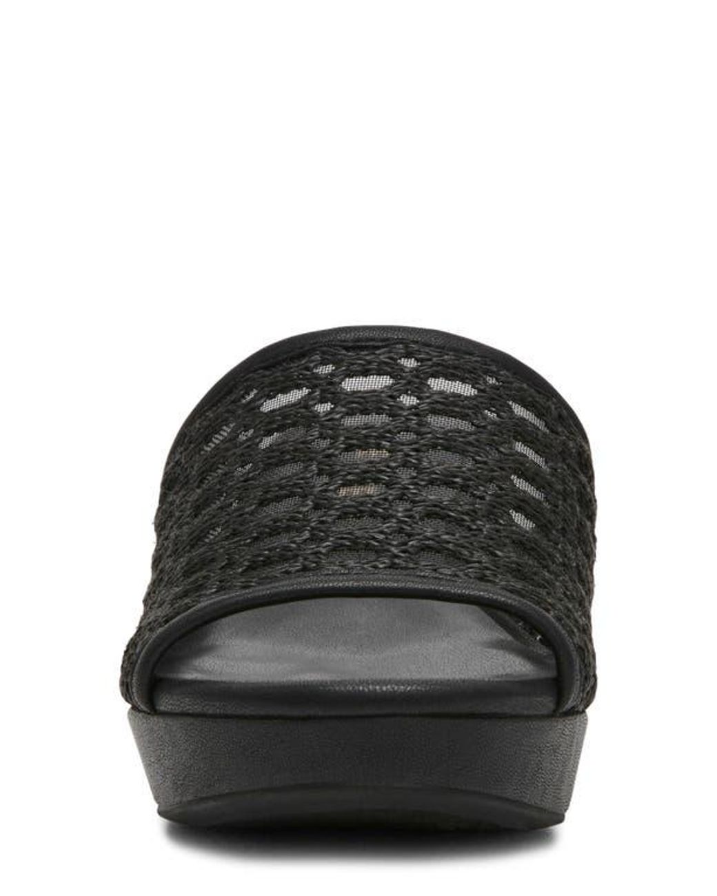 Anne Klein Black Paros Platform Sandal