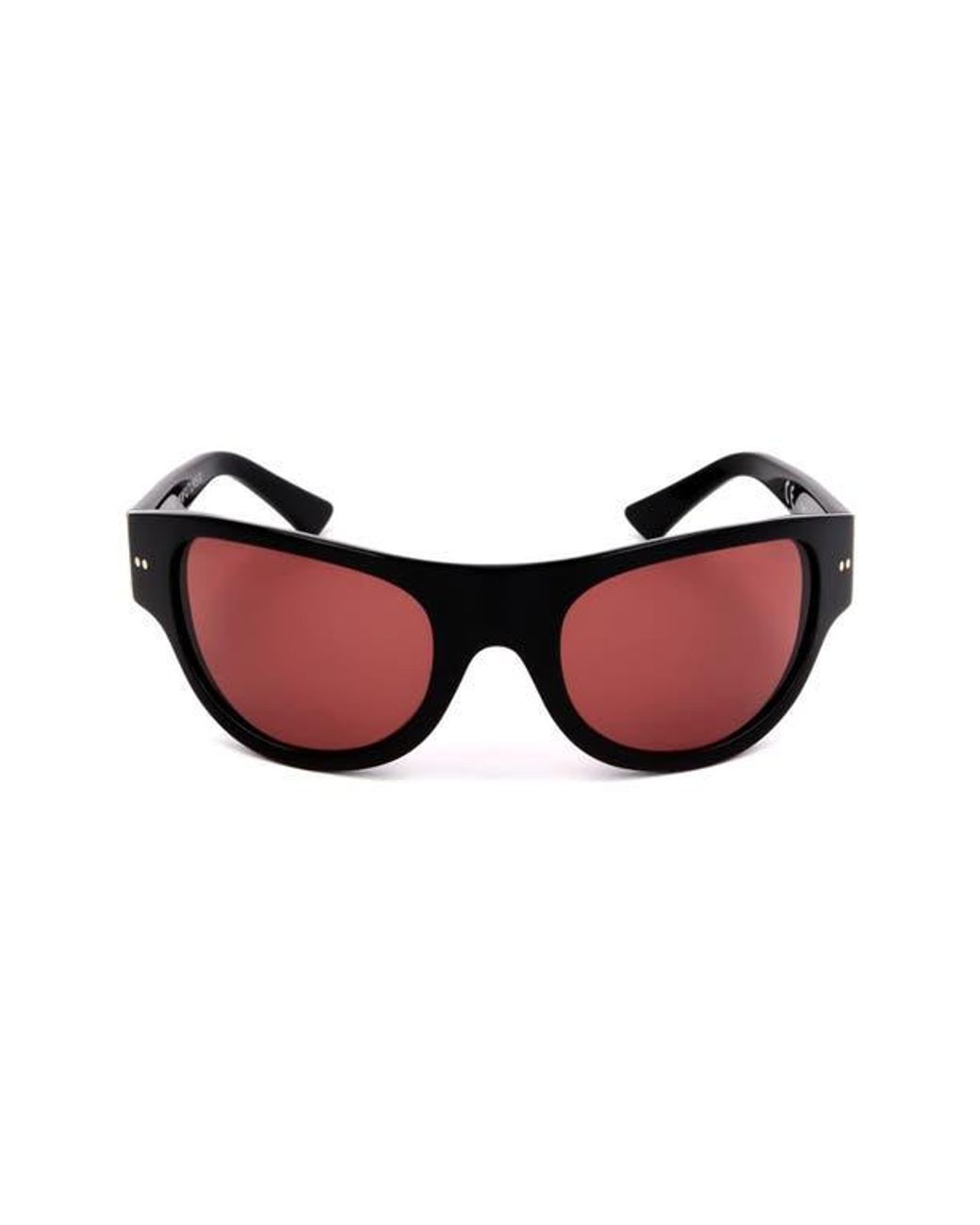 Retrosuperfuture Red 58Mm Special Round Sunglasses