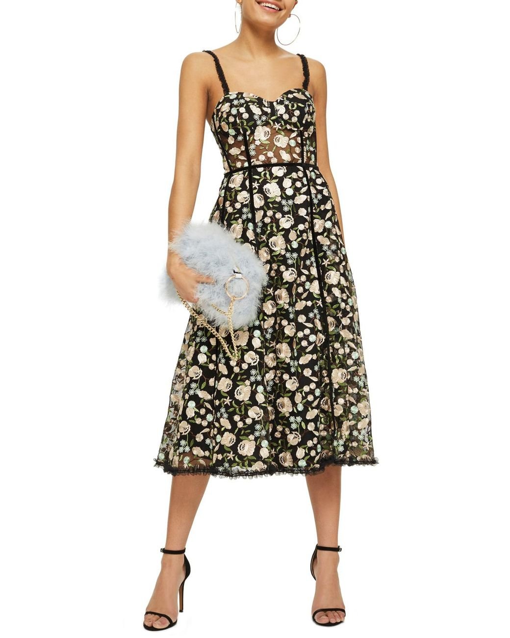 Corset top dress topshop
