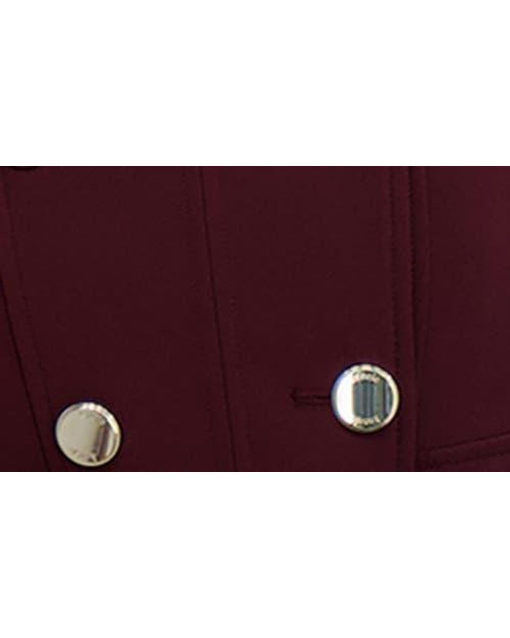 Kensie Red Hooded Double Breasted Soft Shell Jacket