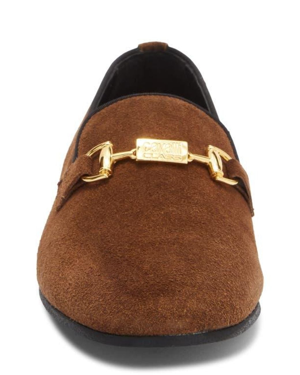 Roberto Cavalli Brown Broadway Bit Loafer for men