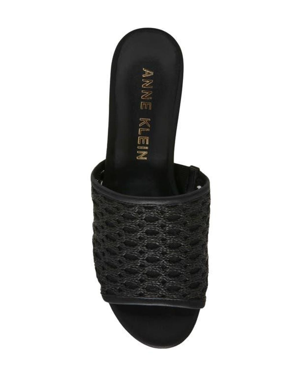Anne Klein Black Paros Platform Sandal