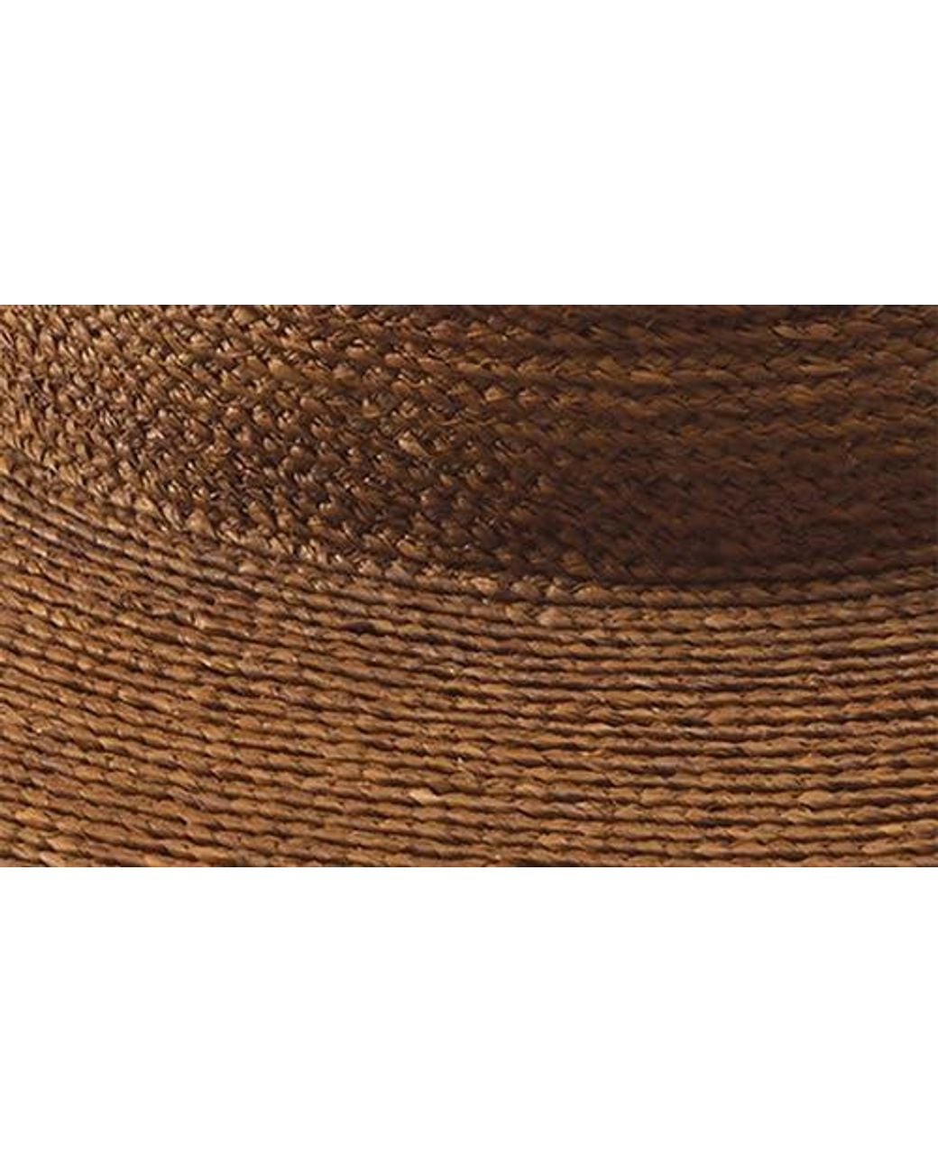 Helen Kaminski Brown Rani Raffia Visor