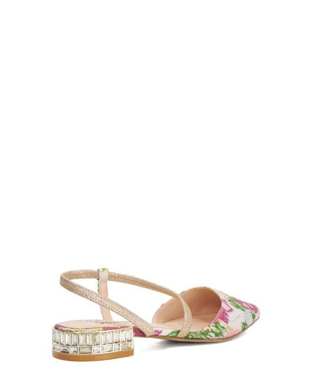 Dune White Command Pointed Toe Flat