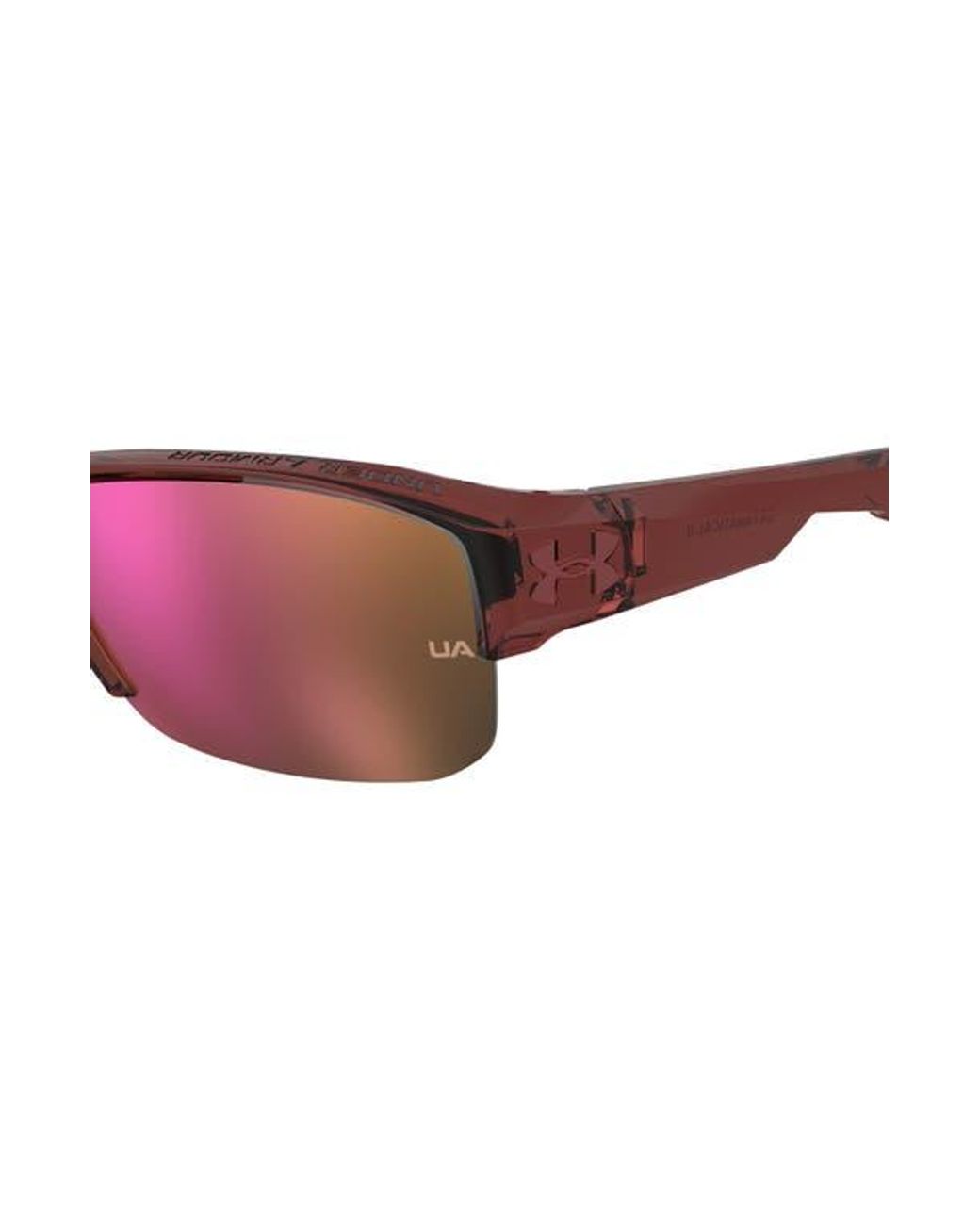 Under Armour Purple Ua Fanatical Ii Oversize Rectangular Sunglasses for men