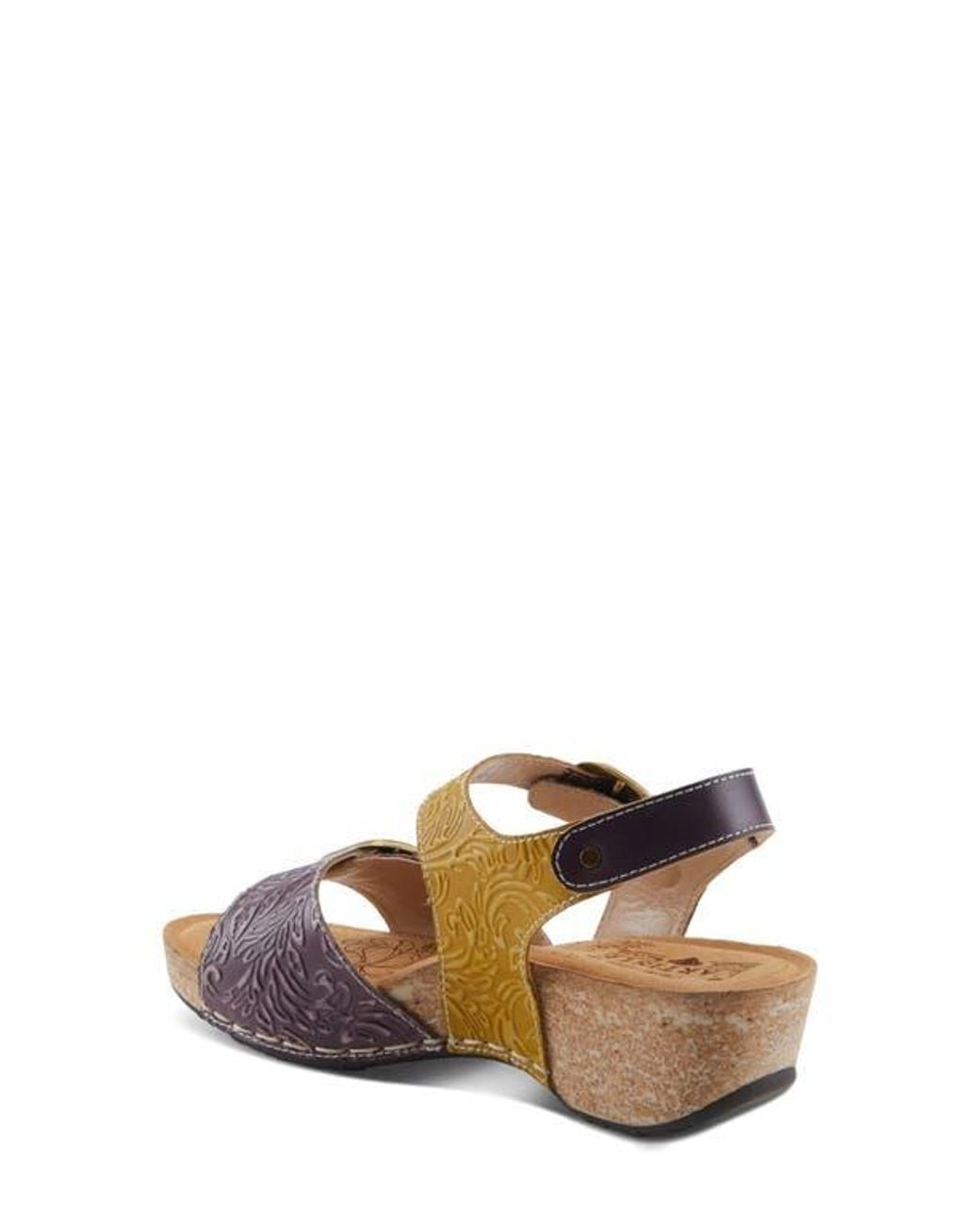Spring Step Brown Osuna Ankle Strap Platform Sandal