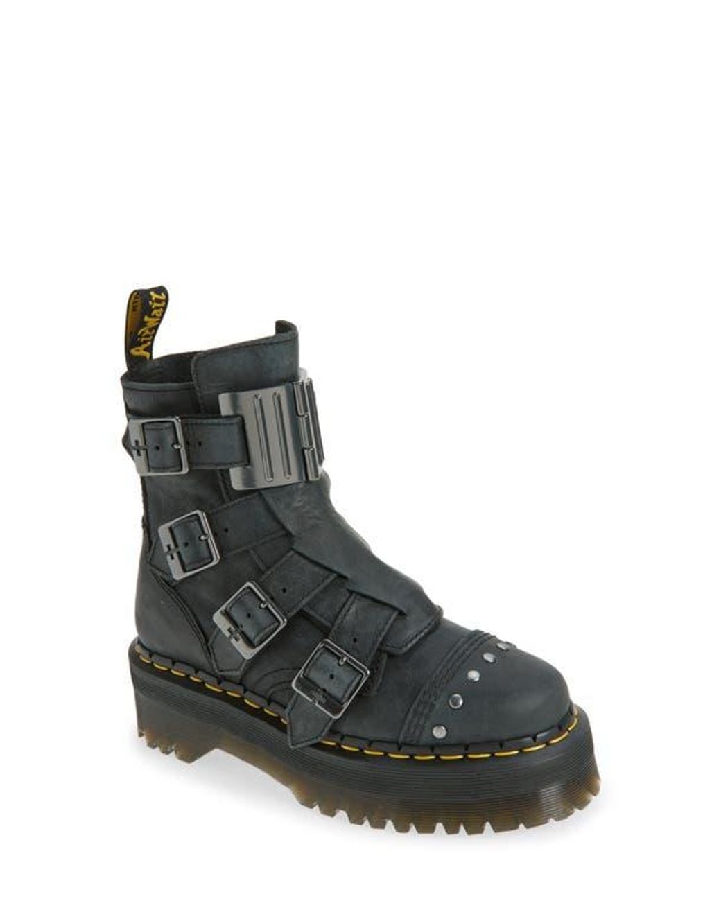 Dr. Martens Black Jadon Hinge Lug Sole Boot