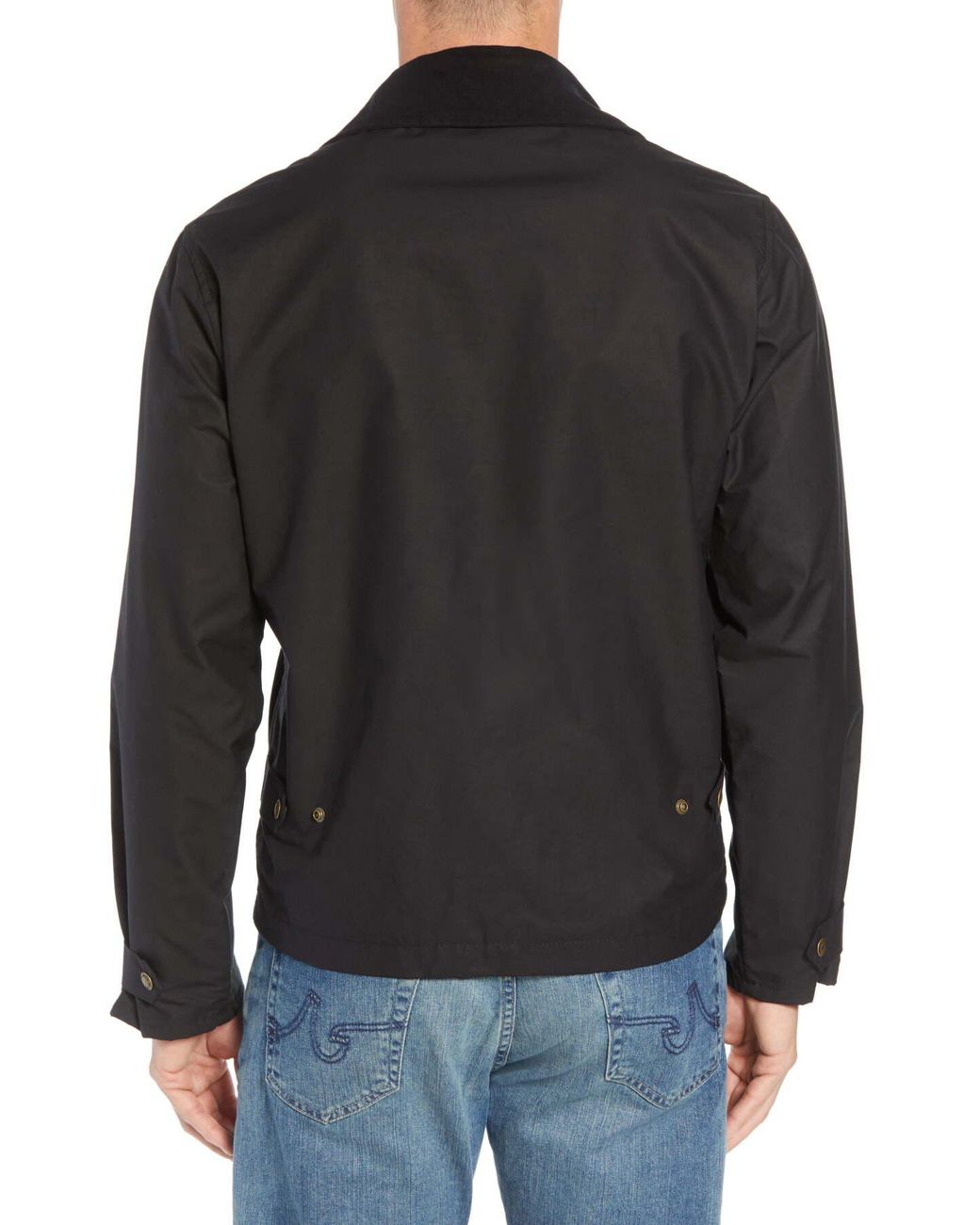 Filson Short Mile Marker Waxed Cotton Jacket in Black for Men | Lyst