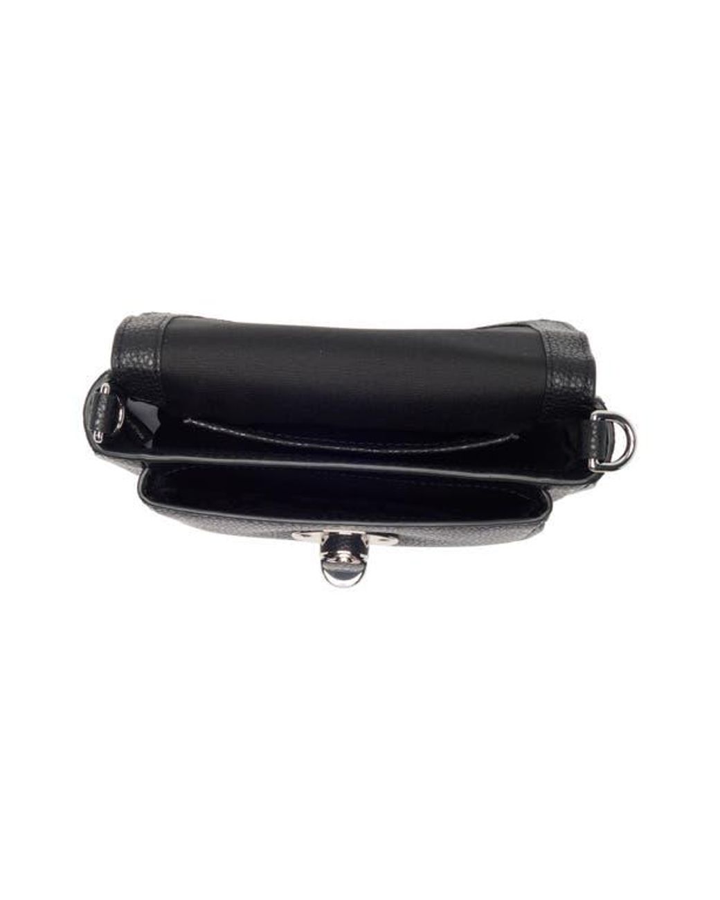 SALE★MARC JACOBSターンロック シグネットサドルバッグS Marc Jacobs Signet Turn Lock Leather Saddle Bag in Black | Lyst