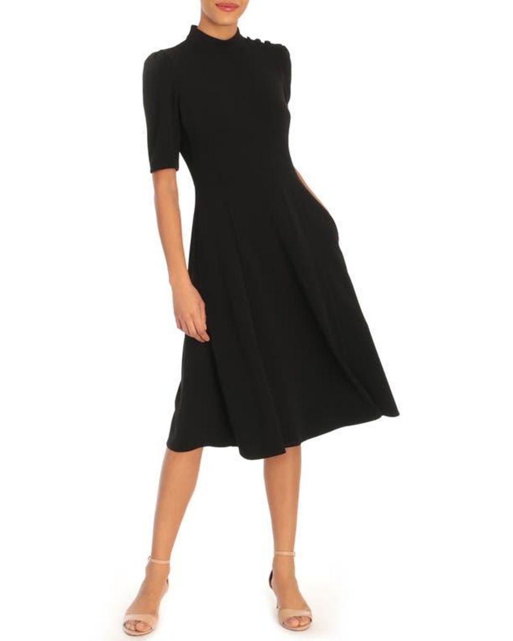 Donna morgan mock neck dress deals