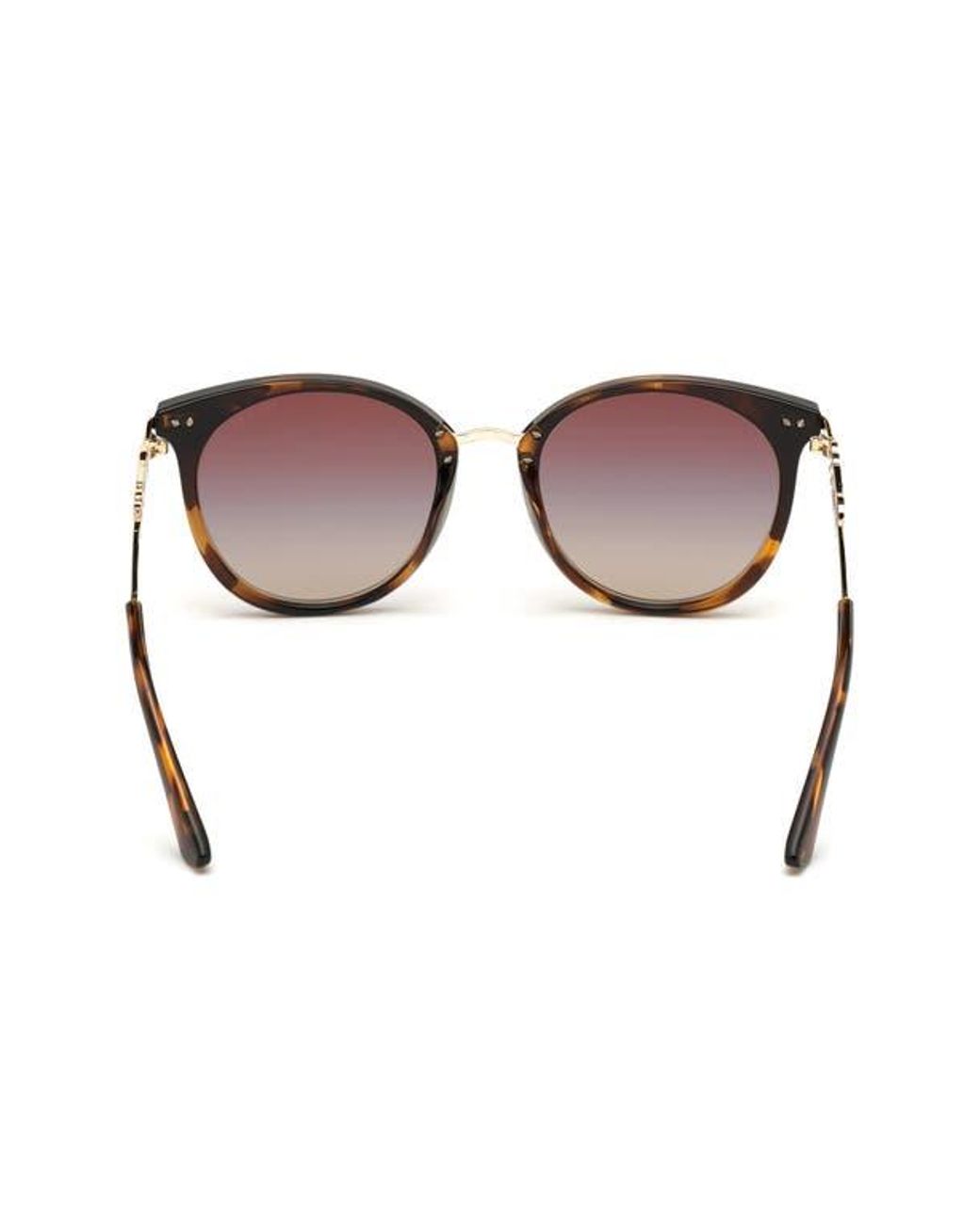 Guess Brown Round Sunglasses for men