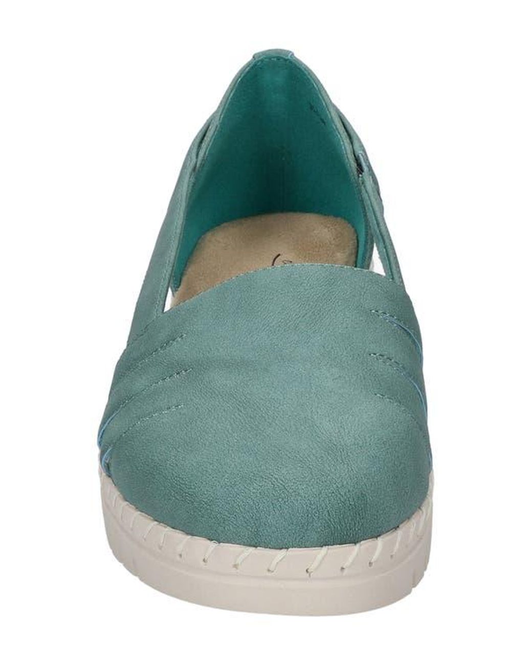 Easy Street Blue Bugsy Platform Sandal