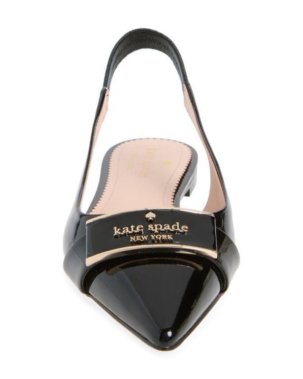 Kate Spade Black Vanna Slingback Flat