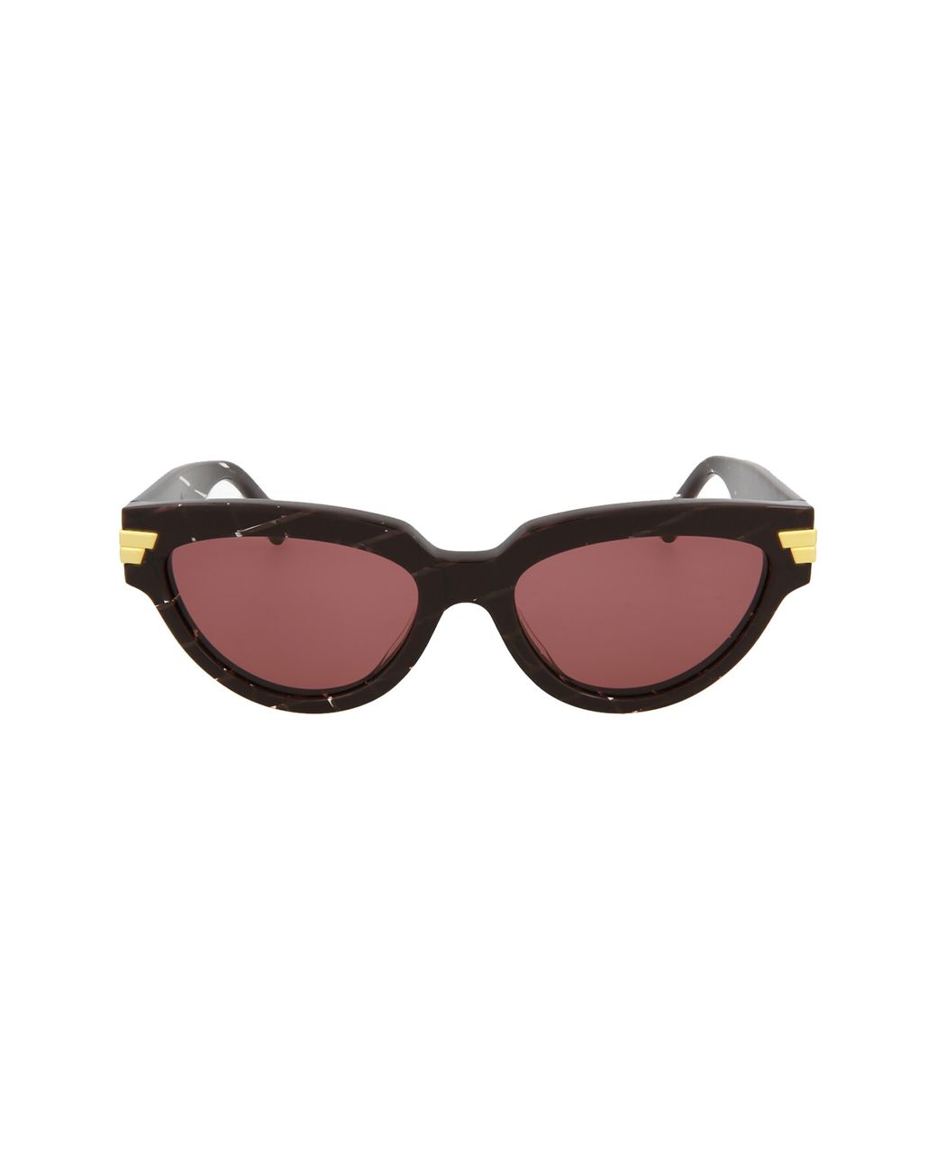 Bottega Veneta 55mm Cat Eye Sunglasses In Burgundy Pink At