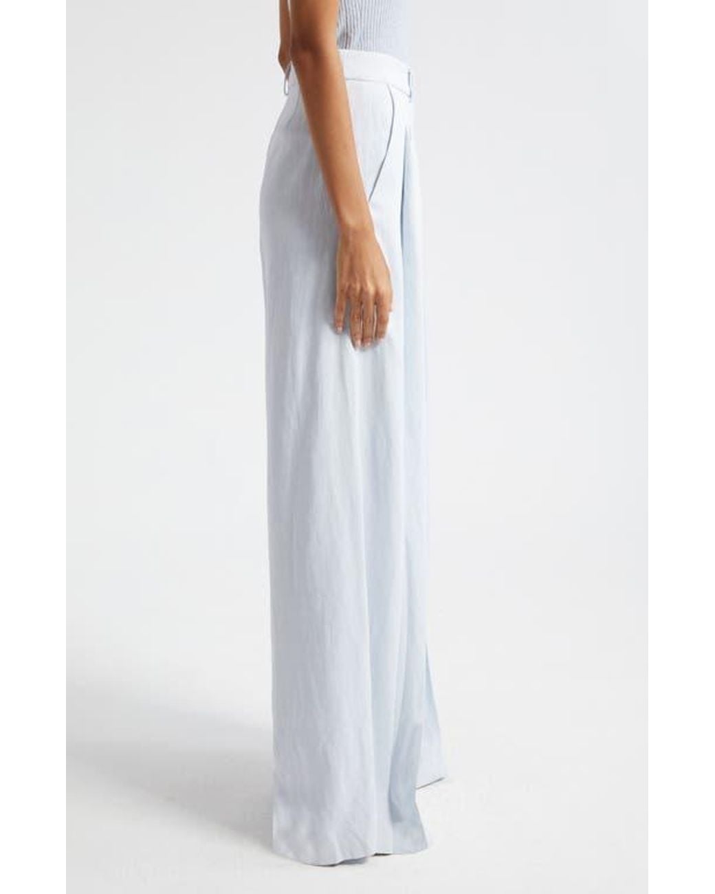 Twp Blue New Didi Wide Leg Pants