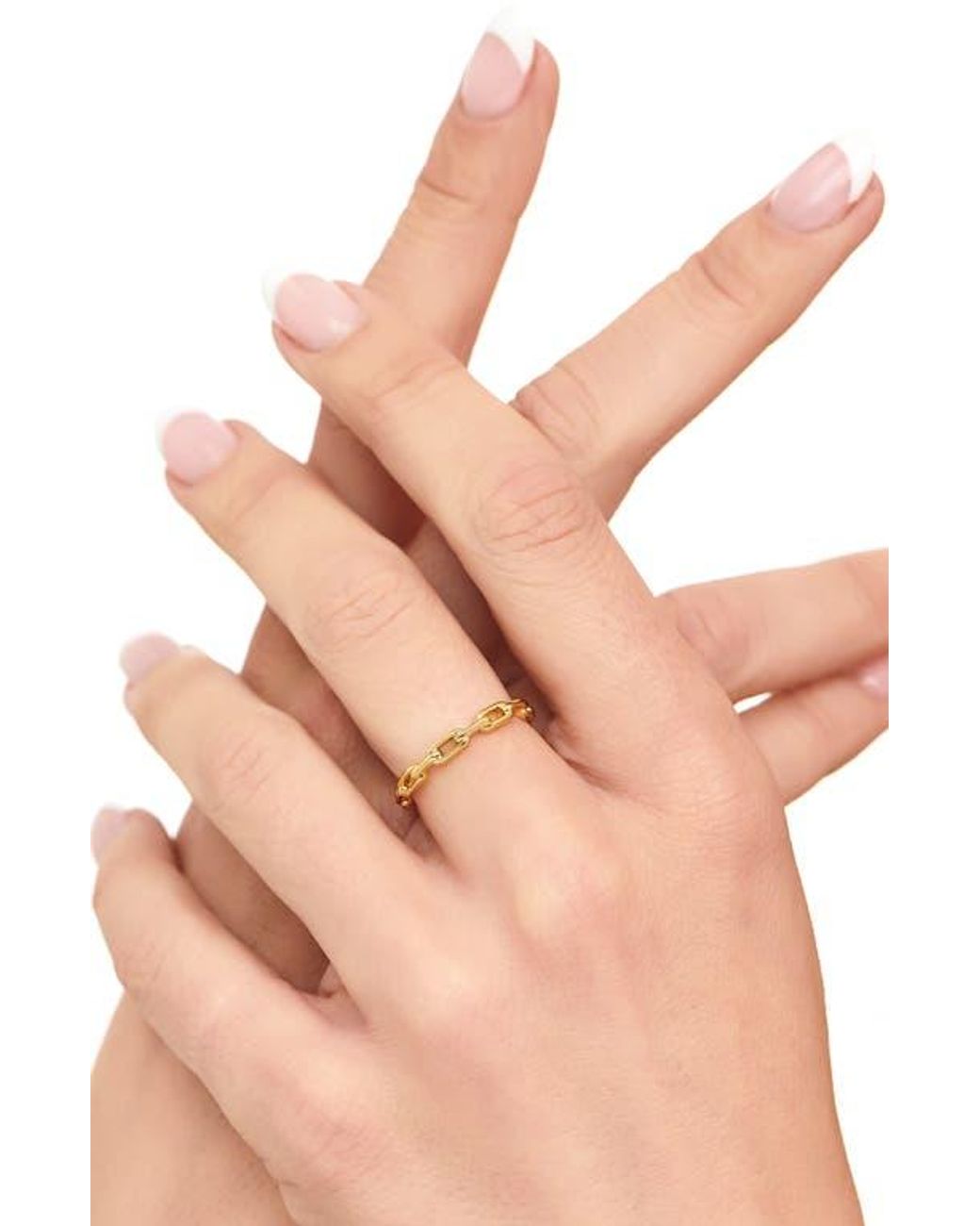 DEVATA Metallic Cable Link Ring