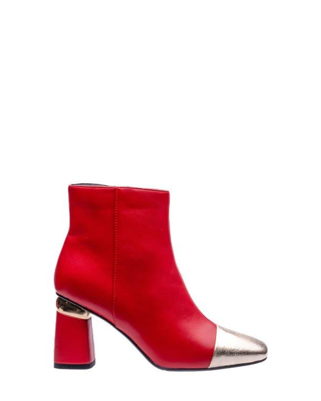 Ninety Union Red Two-Tone Bootie