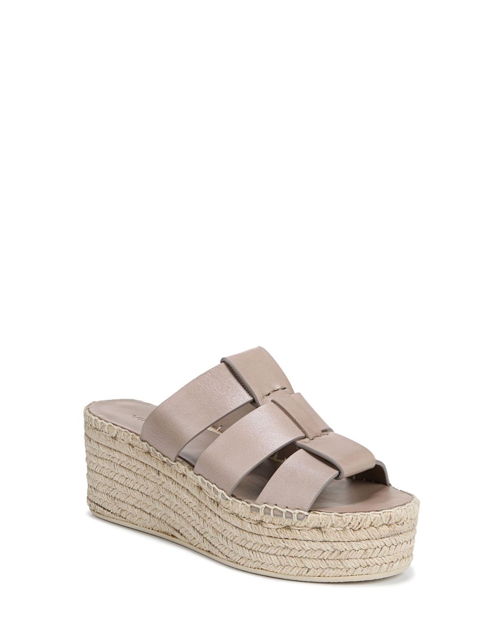 Vince Sabella Espadrille Platform Wedge Sandal In Dark Bran At Nordstrom Rack Lyst