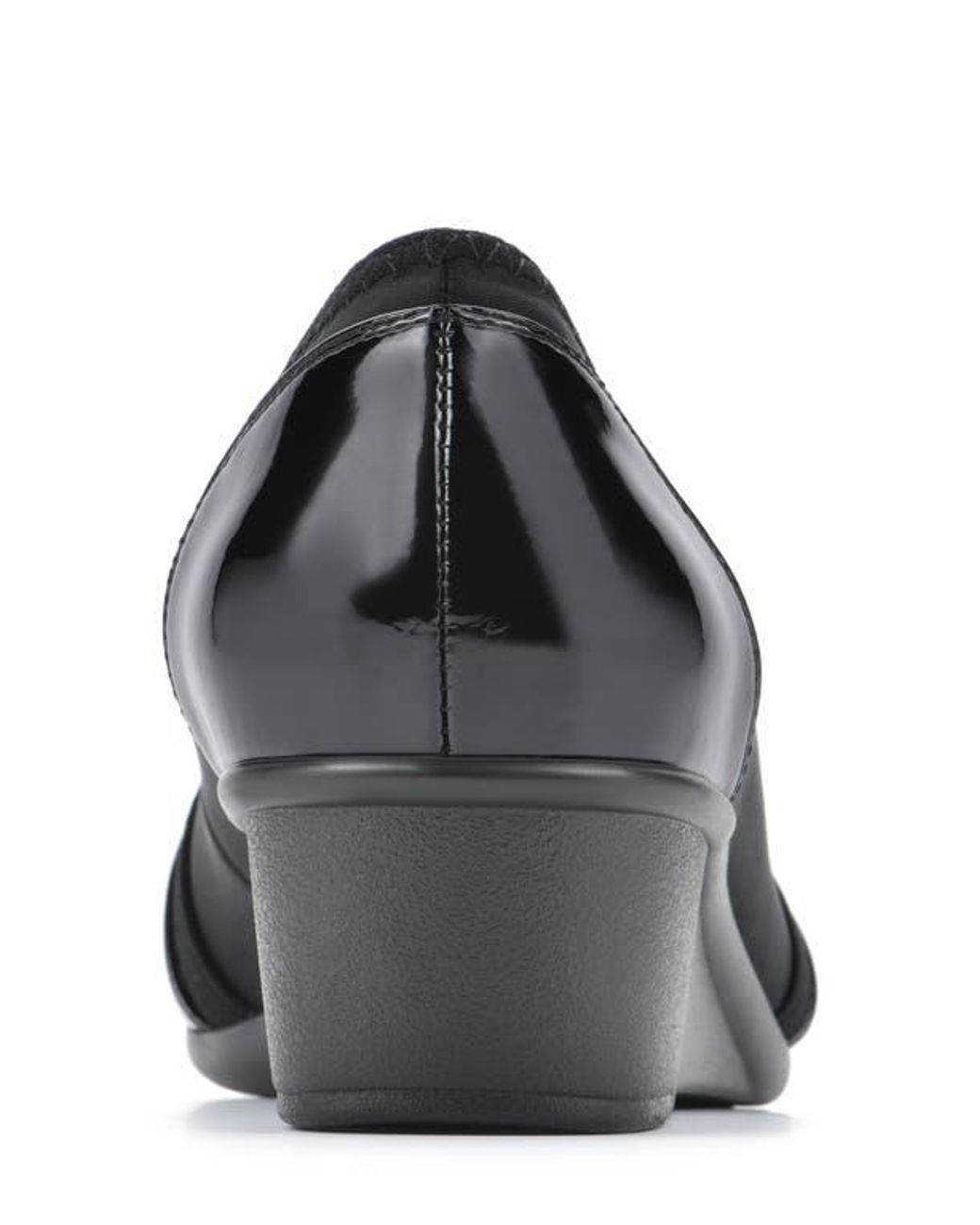 White Mountain Black Bowie Wedge Pump