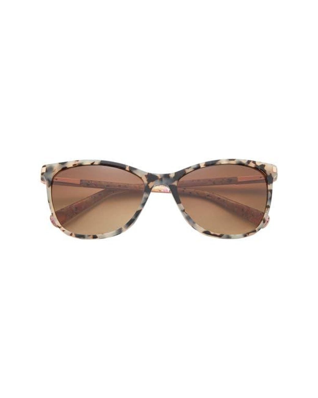 Ted Baker Brown 56Mm Gradient Cat Eye Sunglasses
