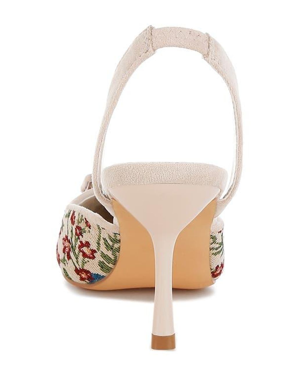 LONDON RAG White Miraya Pointed Toe Pump