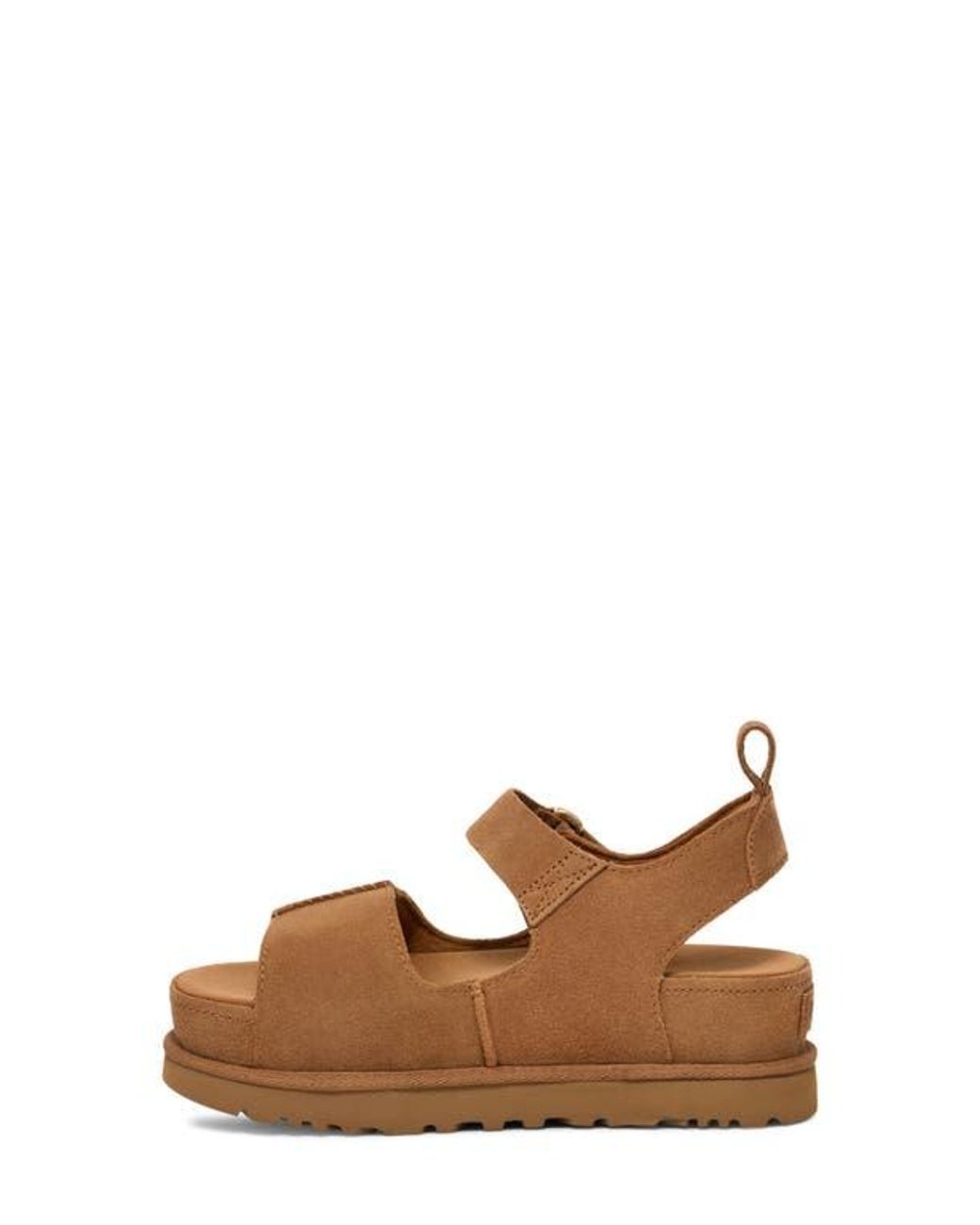 Ugg Brown Goldenstar Platform Sandal