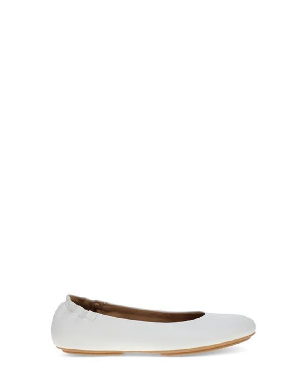 Dansko White Mollie Ballet Flat