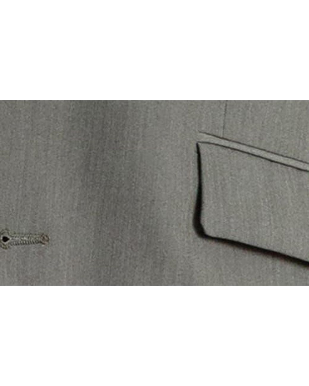 Savile Row Gray Bi-Stretch Solid 2-Piece Suit for men