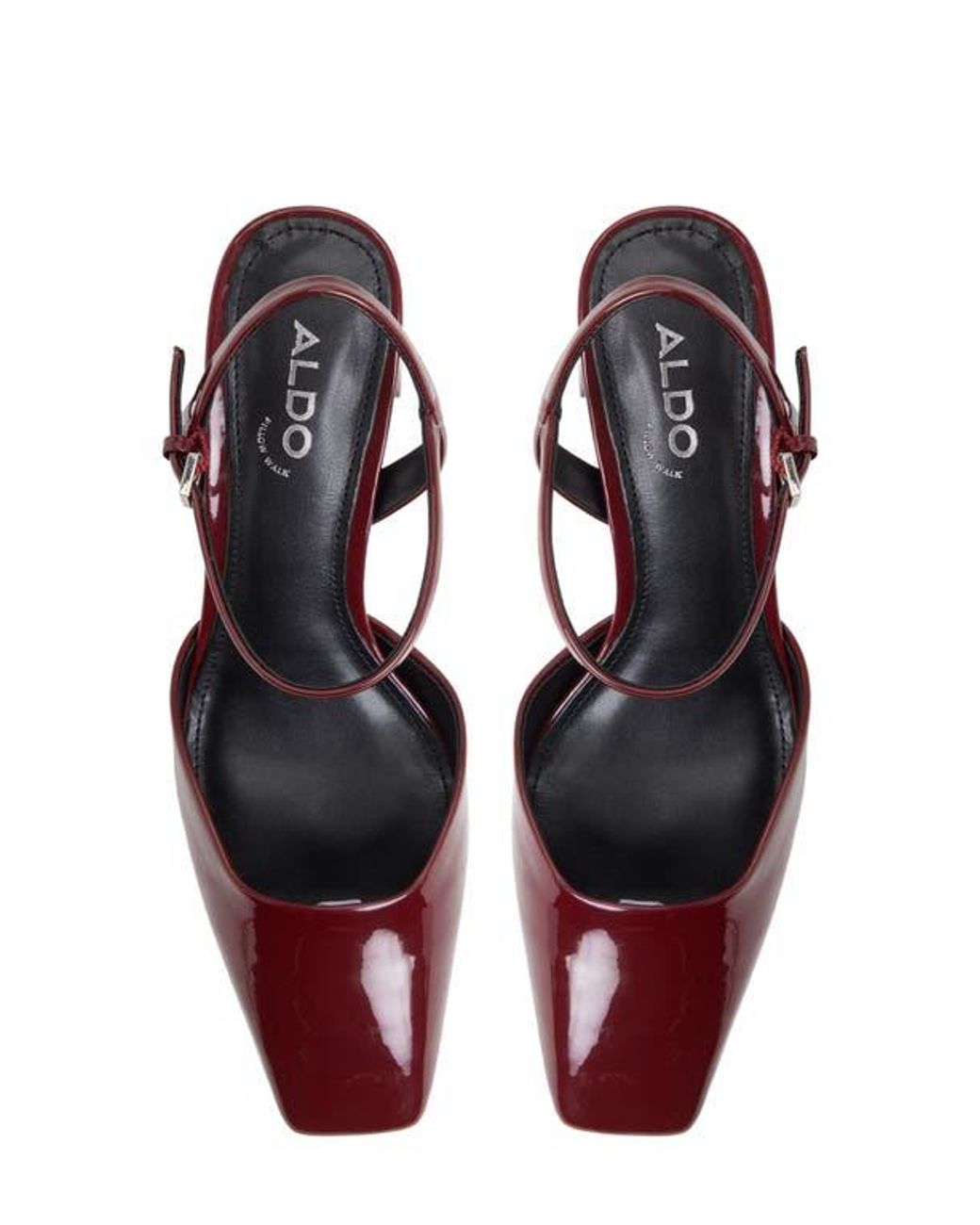 ALDO Red Gennifer Ankle Strap Pump