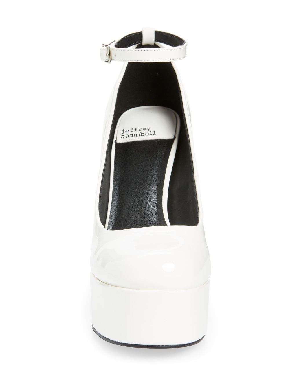 Jeffrey Campbell Okurr Ankle Strap Platform Pump in White Lyst