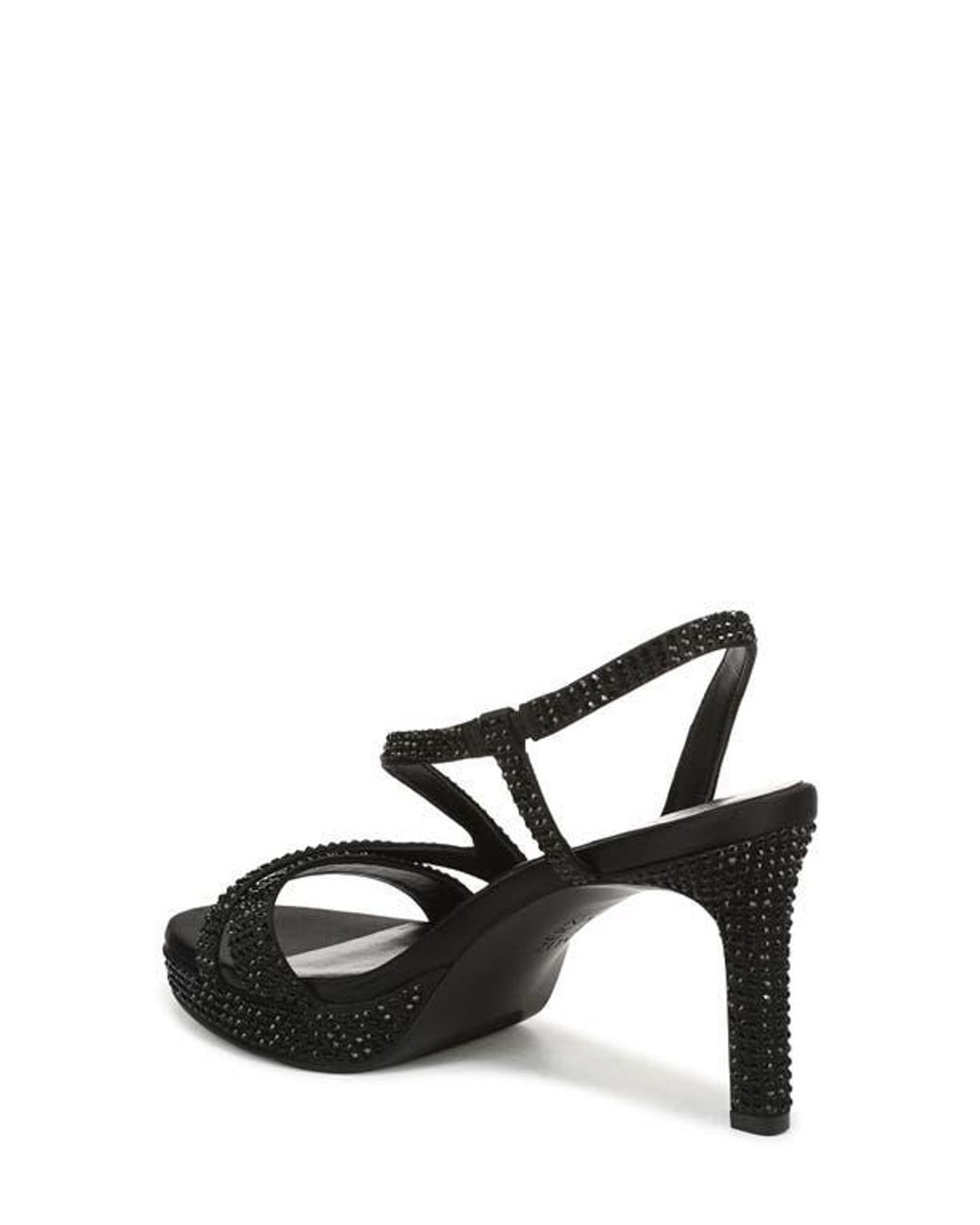 Naturalizer Black Abby Platform Sandal